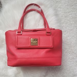 Isaac Mizrahi Andrea Red Top Handle Purse
